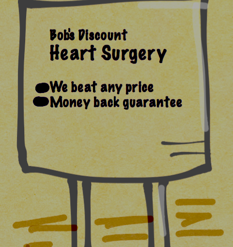 Price Competition-- Bob's Discount Heart Surgery